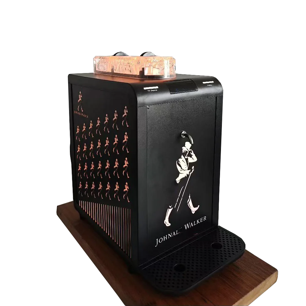 Hotel Chilled Magic Mini Automatic 4 Bottle Tequila Cold Liquor Shot Chiller Mobile Multi Double Bar Drink Dispenser Tap Machine