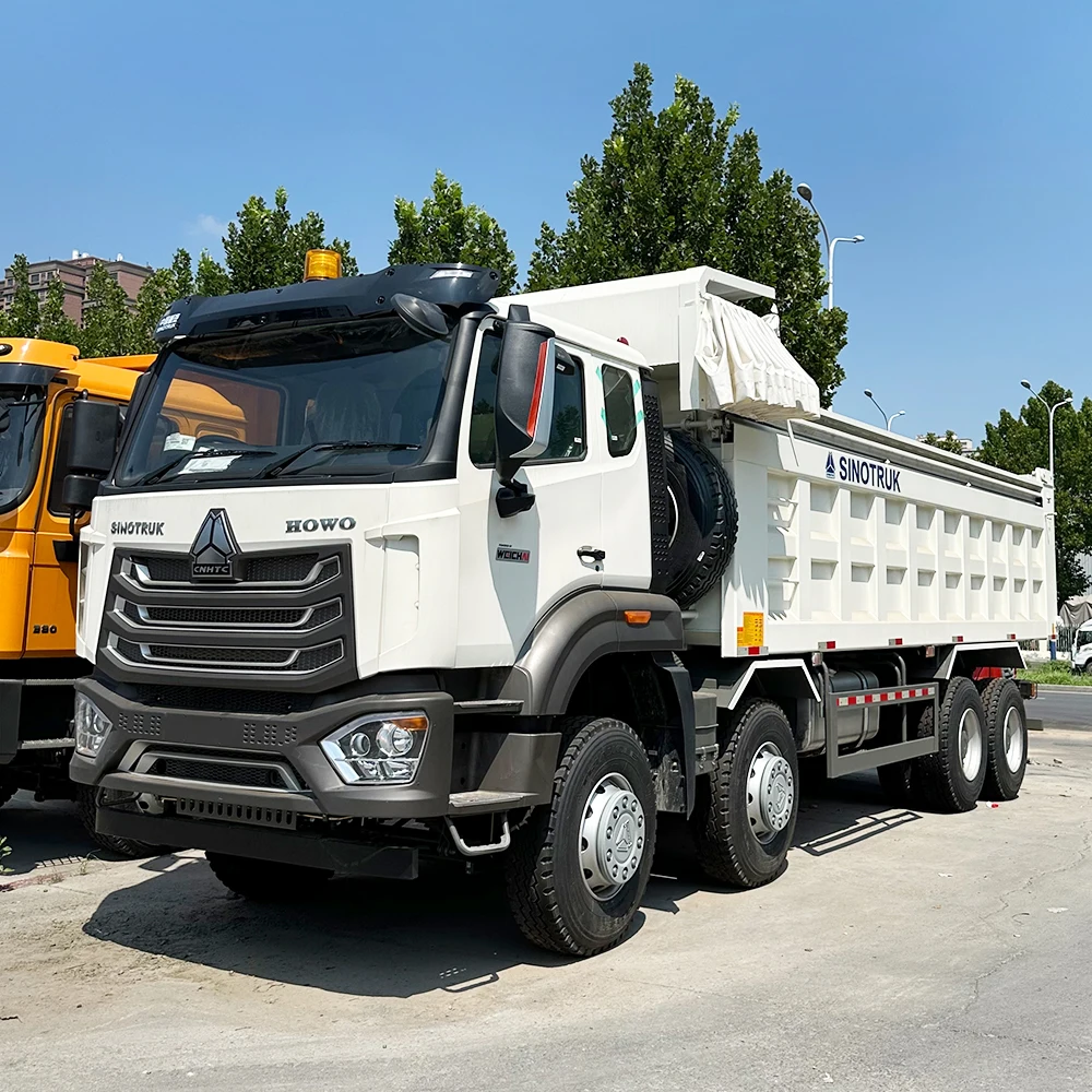 Good Quality Factory Brand New 8*4 Truck Sinotruk Vehicle Howo Nx 380 400 Hp 8X4 12Wheeler 40 Ton Mining Dump Tipper Truck