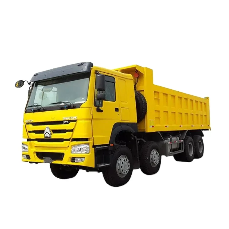 8x4 371hp  used Sinotruk mining dumper truck used car