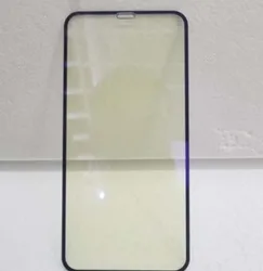Full cover Anti blue purple light tempered glass screen protector for iphone X 6 7 7plus 8 plus 11 pro max