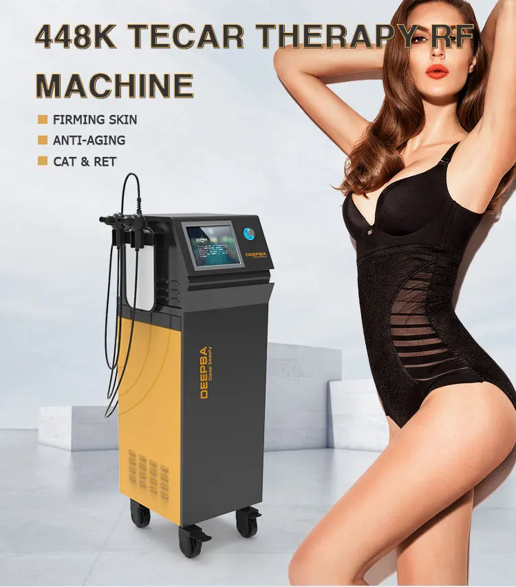 Factory price 448k Modulated wave body care tecar therapy radio frequency ret rf slimming beauty machine