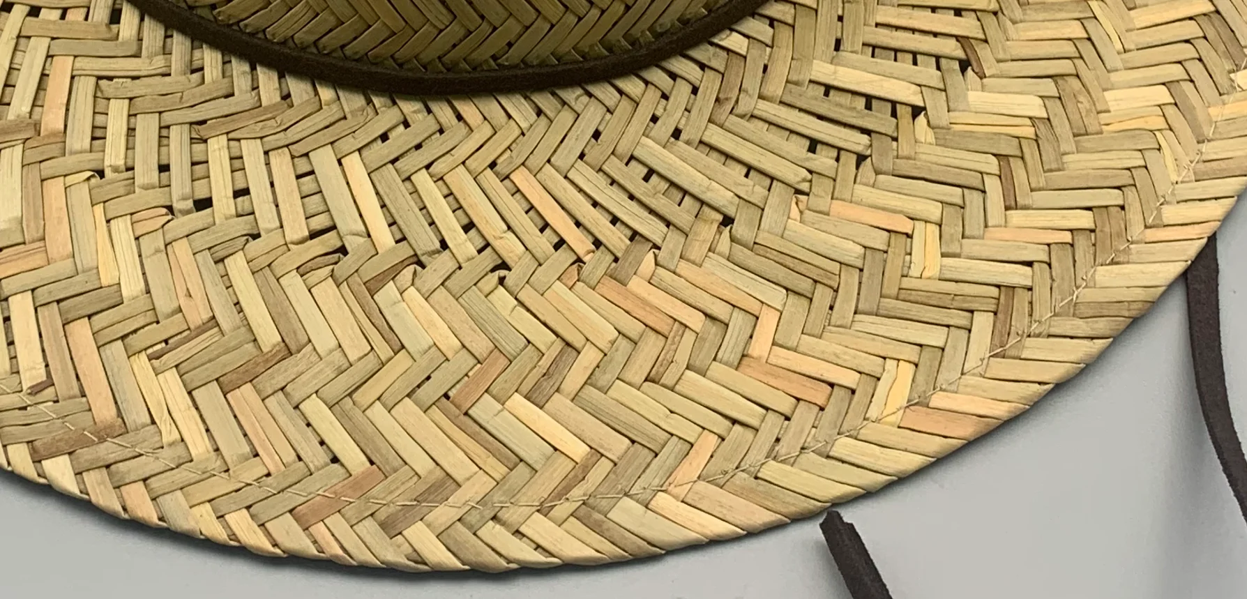 natural grass knitted panama straw hat
