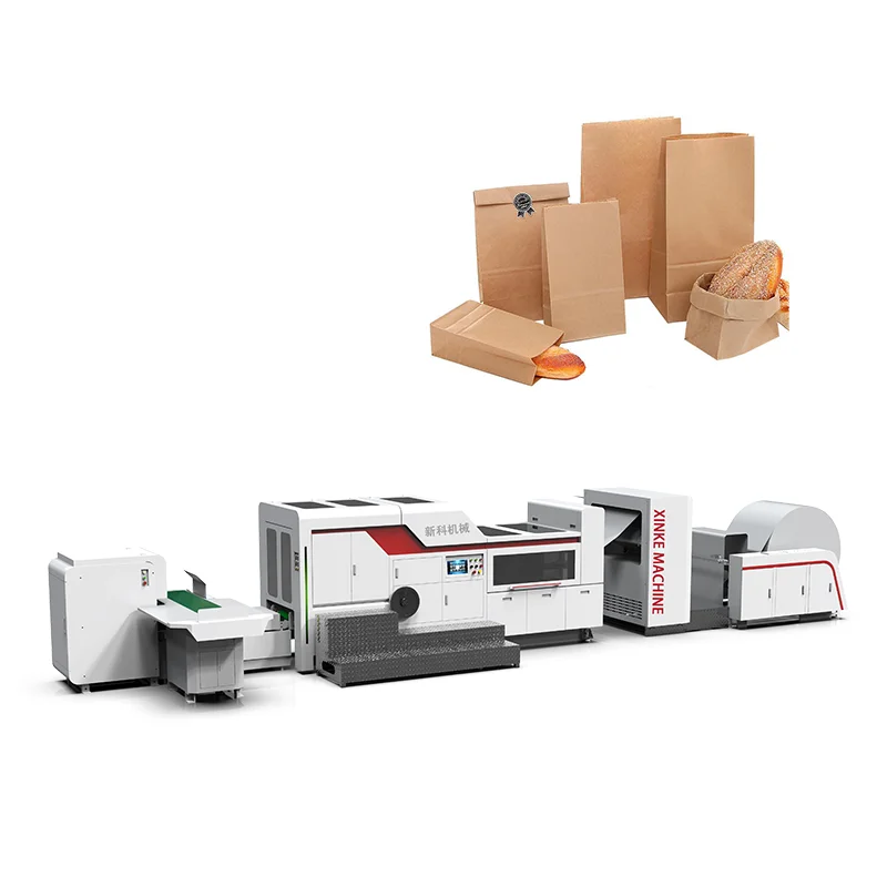 Stand Up Kraft Paper Bag Making Machine Polythene Bag Making Machine For Sale
