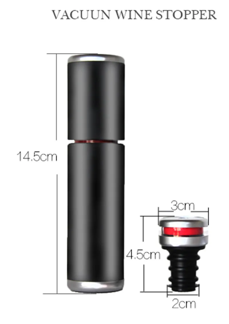 Hot Selling Wine Vacuum Stopper Wine Saver Vacuum Pump Preserver Wine Vacuum Stopper for Home Hotel Bar