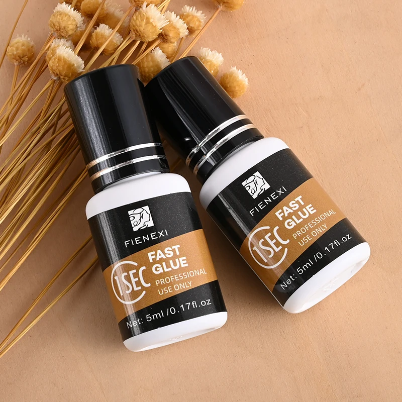 new product launch 1s rapid drying uv waterproof eyelash glue eyelashes with glue