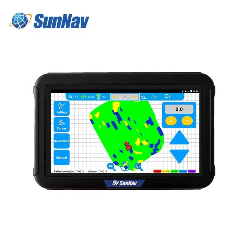 SunNav GPS Field Level II system AG2000 slope leveling for agriculture tractors land grader Android system
