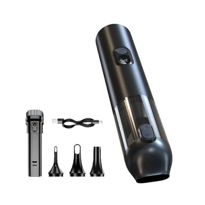 4 in 1 multifunctional handheld car vacuum cleaner 14kpa long battery life multiple filtration for footpads corner car cleaning
