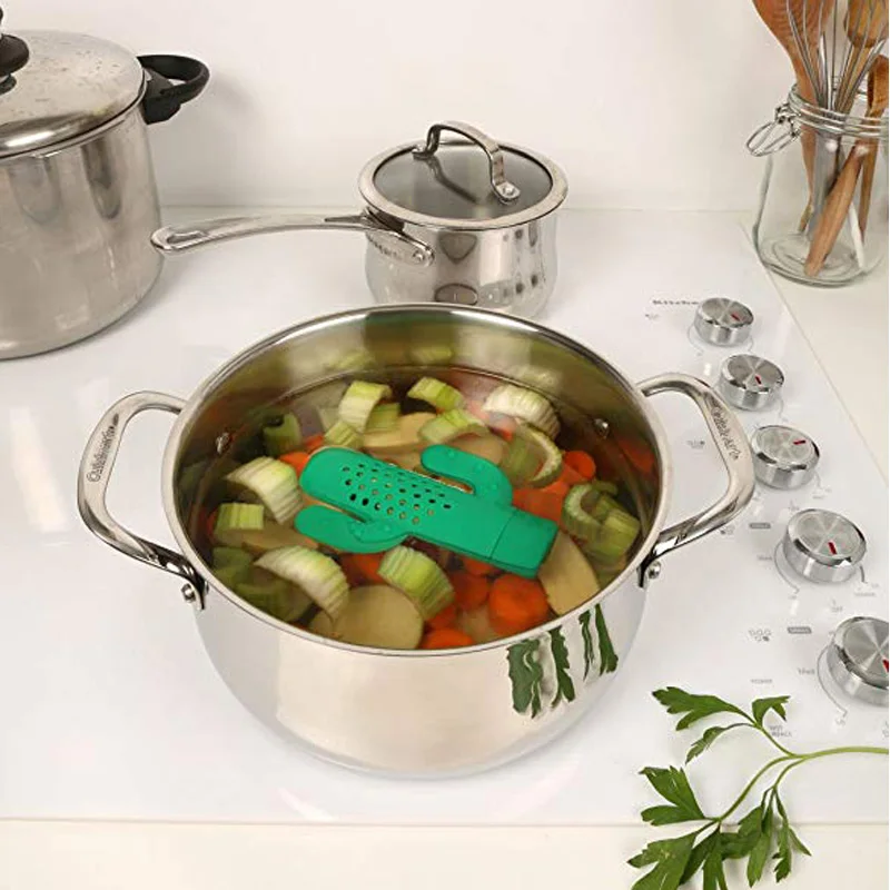 Plant cactus silicone tea infuser bottle