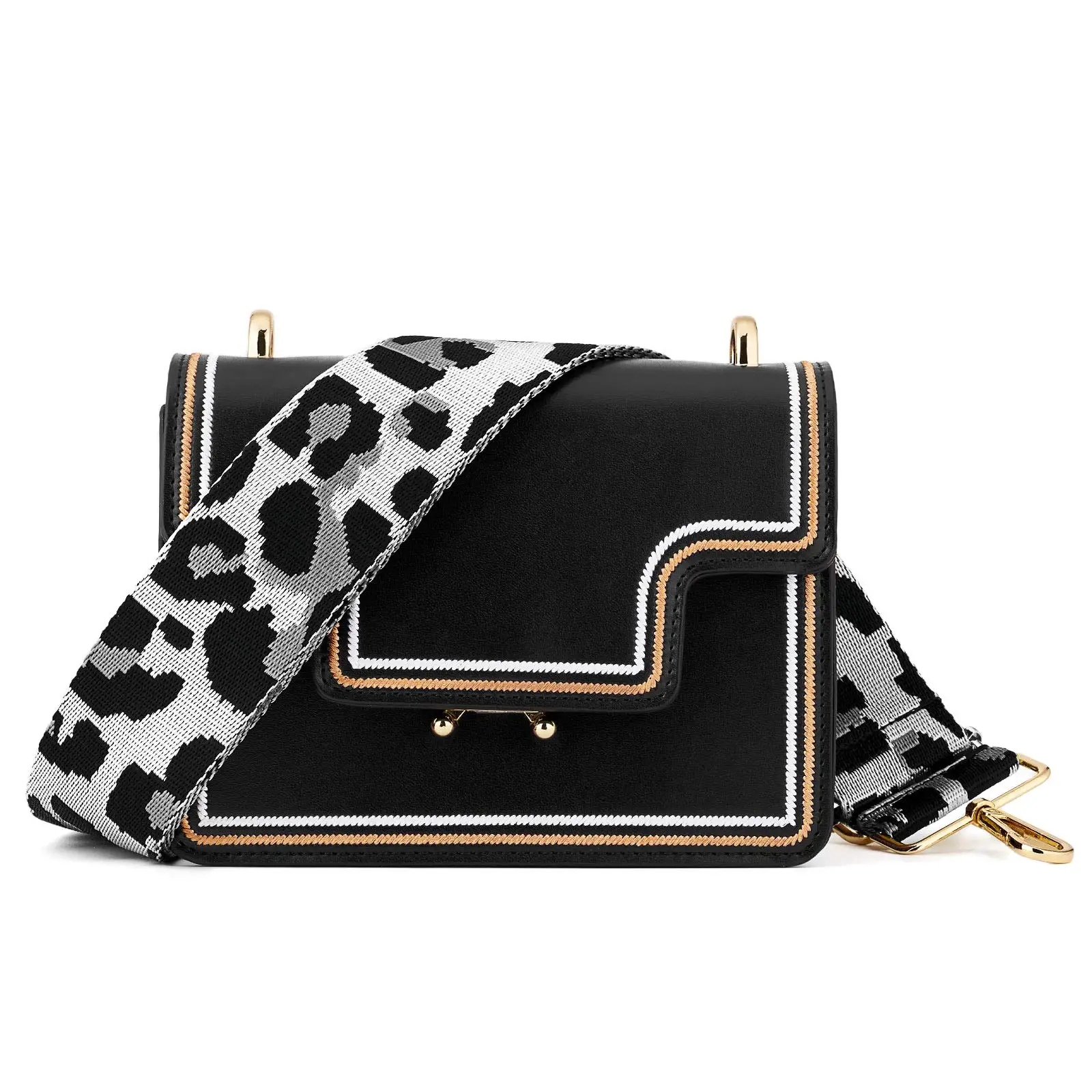 5cm Wide Crossbody Shoulder Strap 2022 New Designer Nylon Polyester Webbing Crossbody Purse Straps Replacement