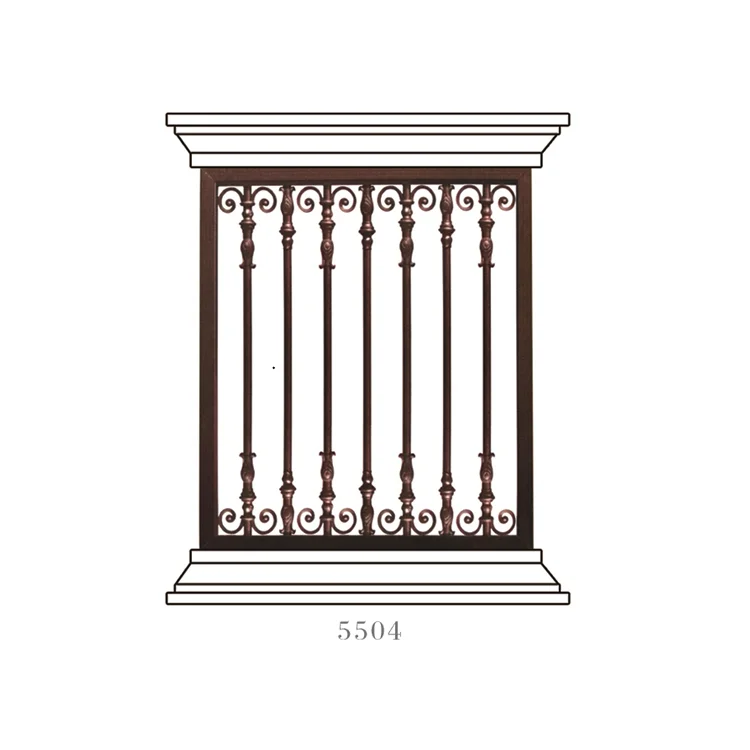 Manufacturer direct luxury aluminum alloy pane design grille screen can be customized