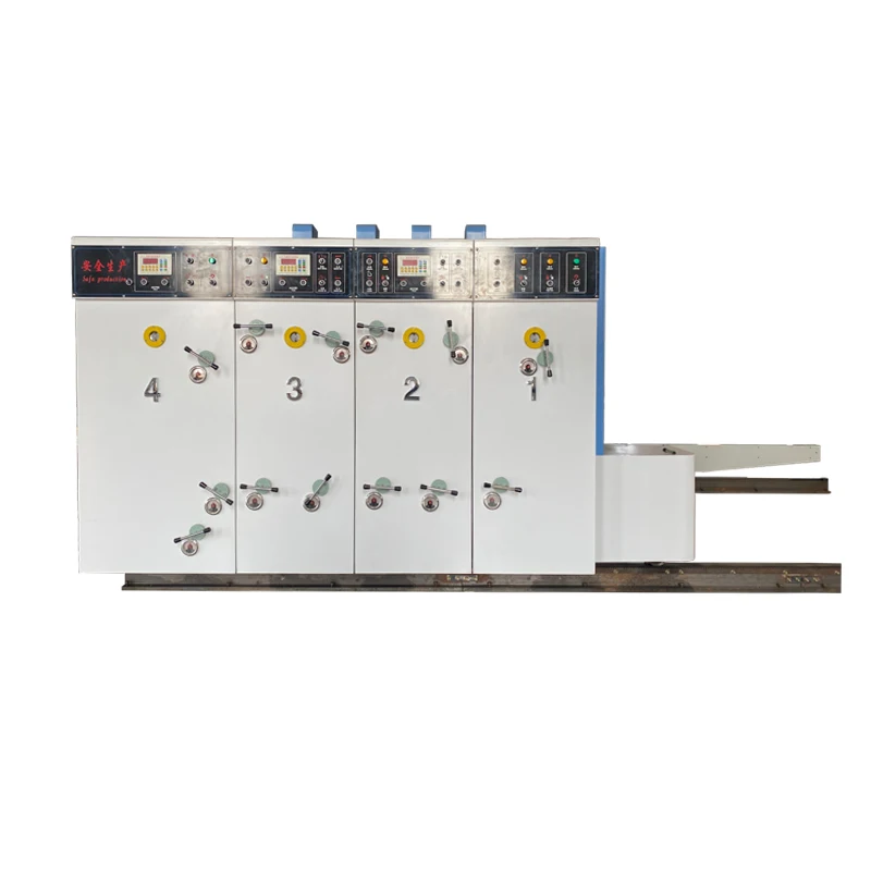 4 Colour Printer Slotter Die Cutting Machine Carton Printing Slotting Die-cutting Machinery For Boxes