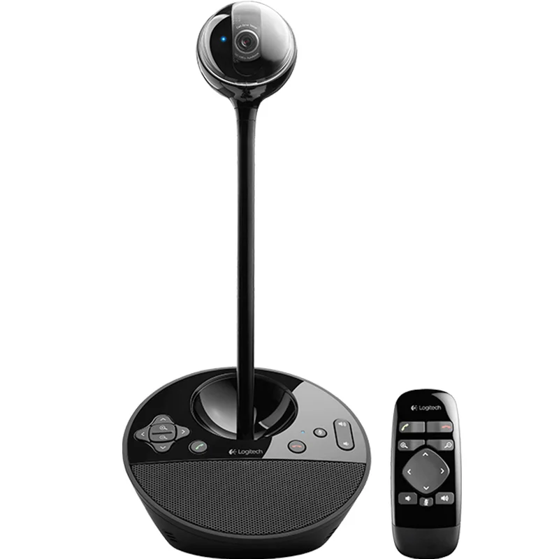 Original Logitech BCC950 Business HD Conference Video Camera Anchor Camera Remote Remote Operation Camera Black