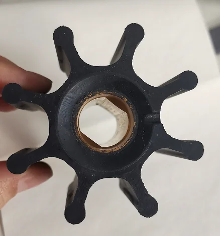 Flexible Rubber Impeller  09-836S-7(EPDM) 14282-0003(NBR) sea water pump rubber impeller