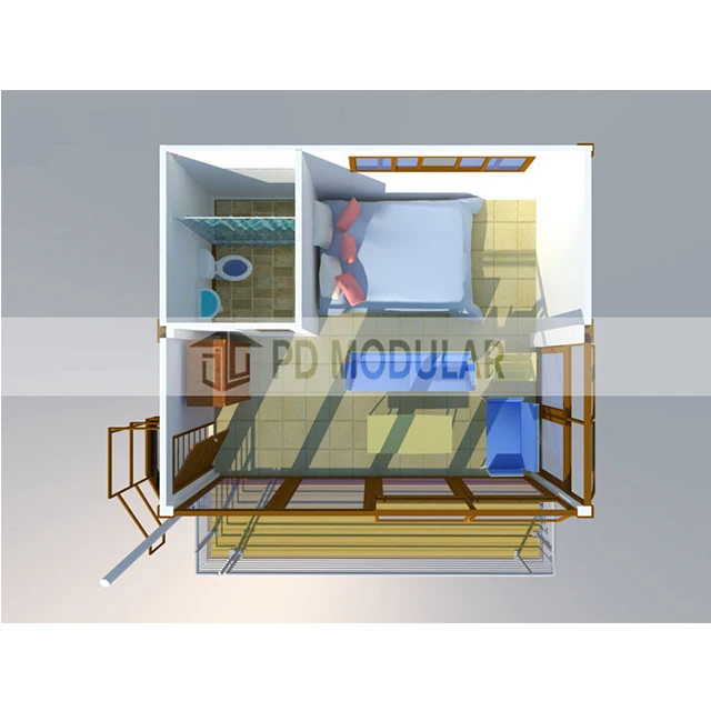 Prefab container house mobile steel structure container tent hotel for family home