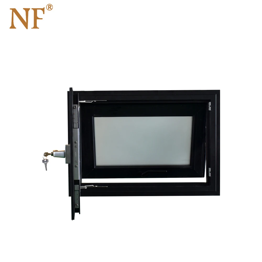  Алюминиевое верхнее окно Foshan NF с фиксированным окном