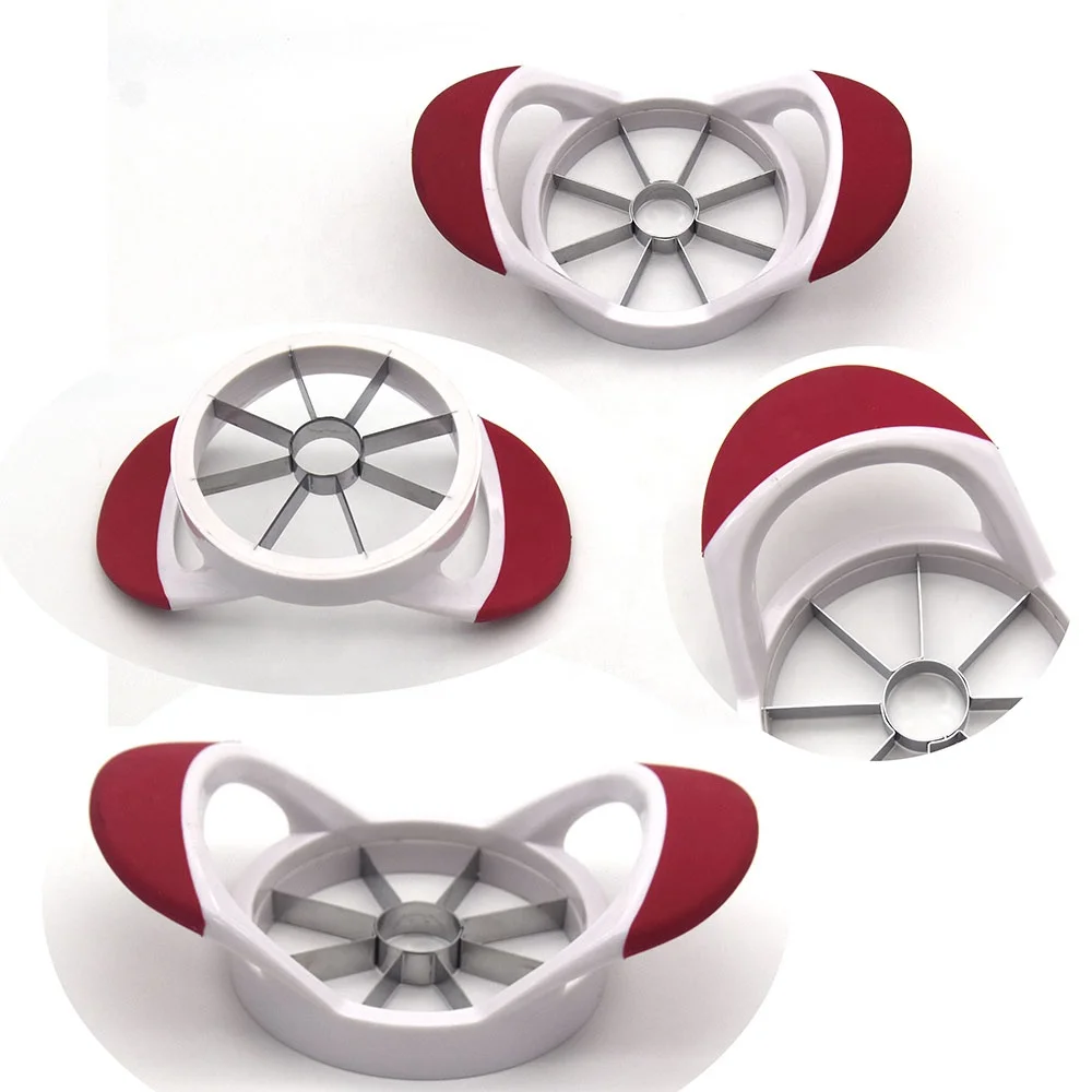 Stainless Steel Apple Slicer With Plastic Handle For Household Use Fruit Slicer