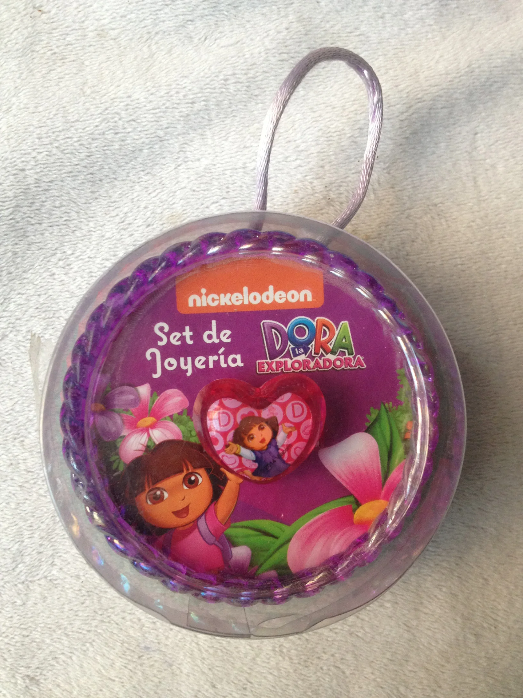 dora Plastic Bead Necklace With Charm