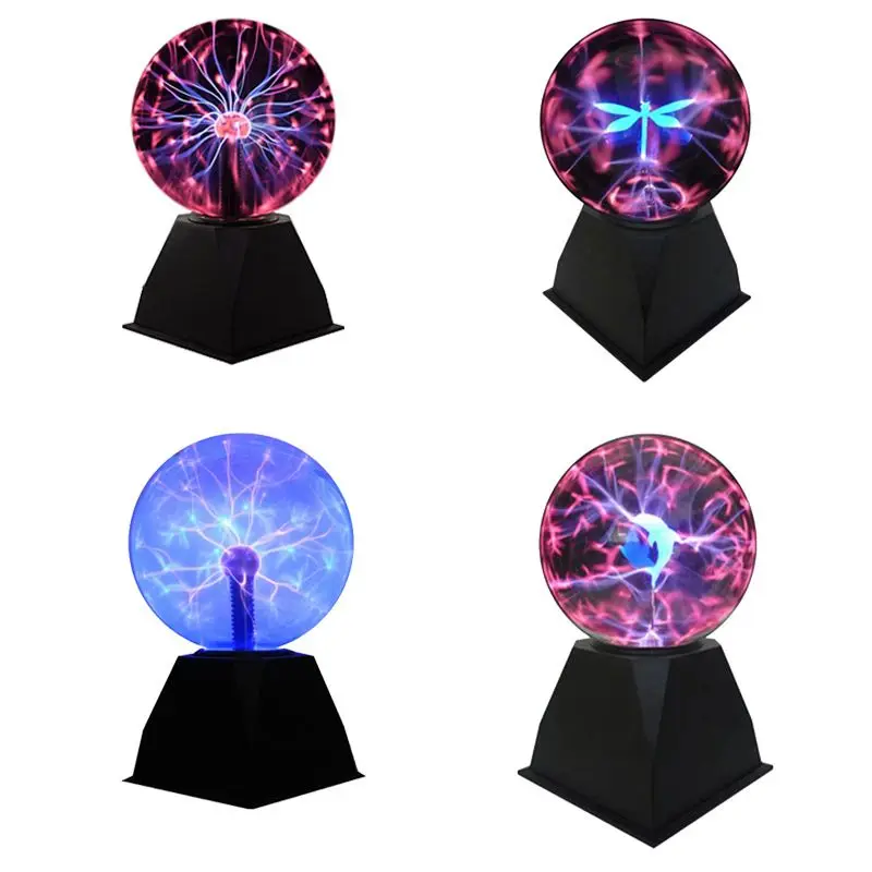 Amazon Hot Sells Novelty  Ion Ball Lamp lightning Ball Night Light Atmosphere l  3-inch USB Magic Electrostatic