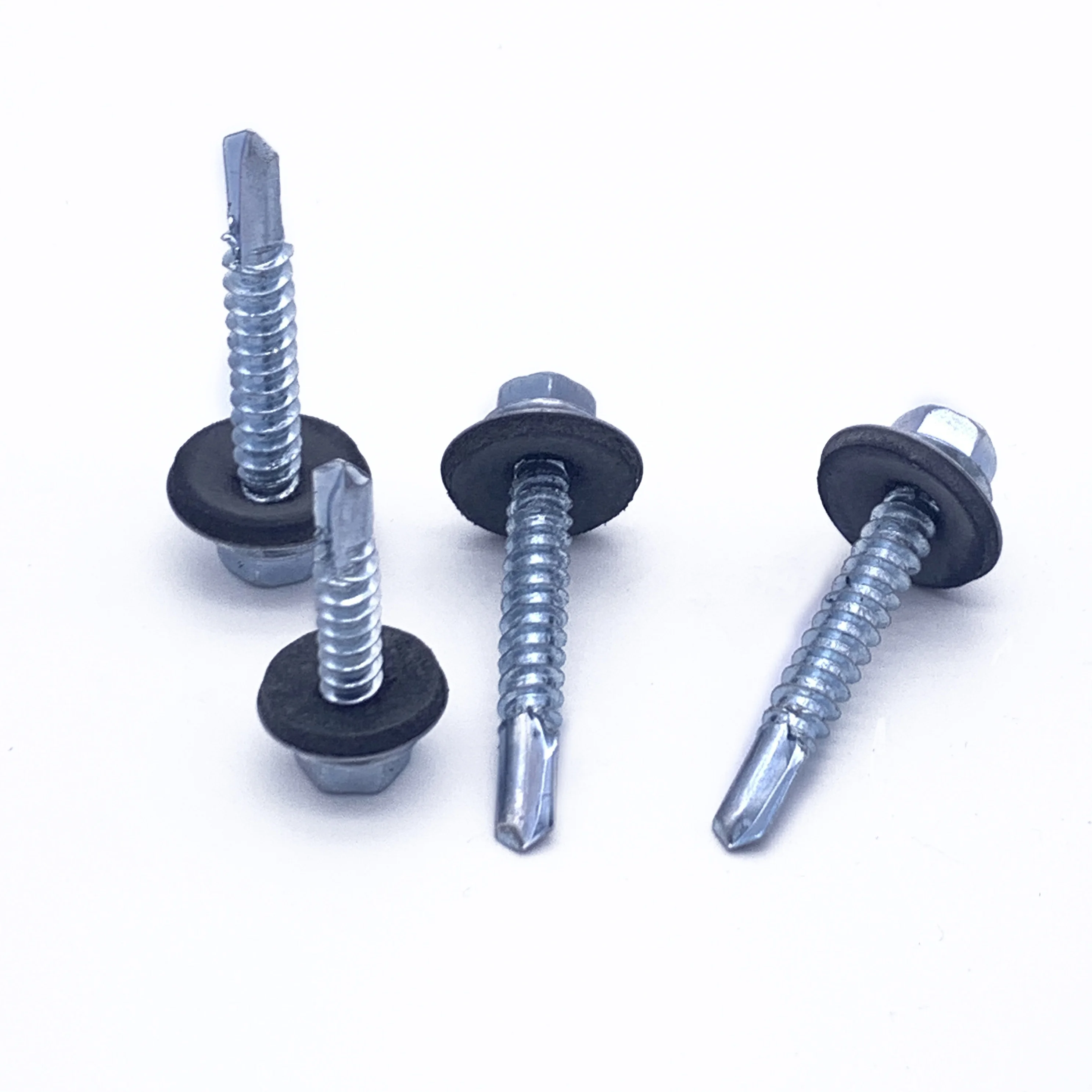 Manufacturer factory DIN7504K Hex head self drilling screw with EPDM washer with best price