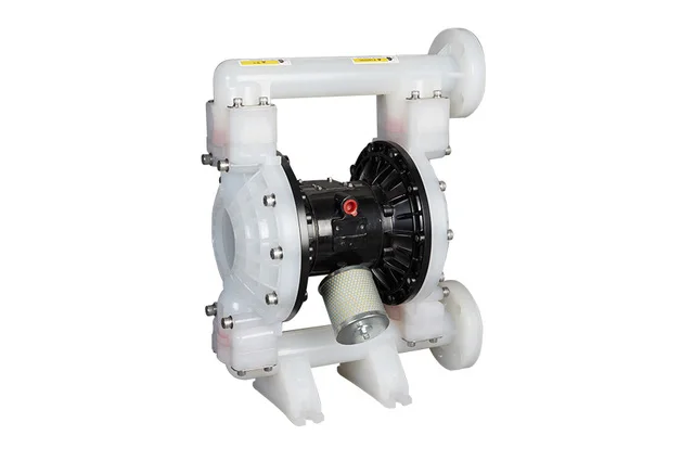 Hot Sale QBY Series Plastic Pneumatic Double Diaphragm Pump PVDF/PP-H Material for Chemical Industry