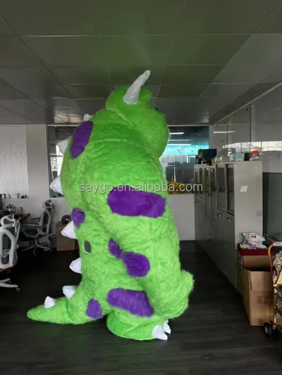 Commercial Unisex Green Monster Costume Inflatable Monster Inc Costume Large Giant Monster Suits for Party Dressing Performance