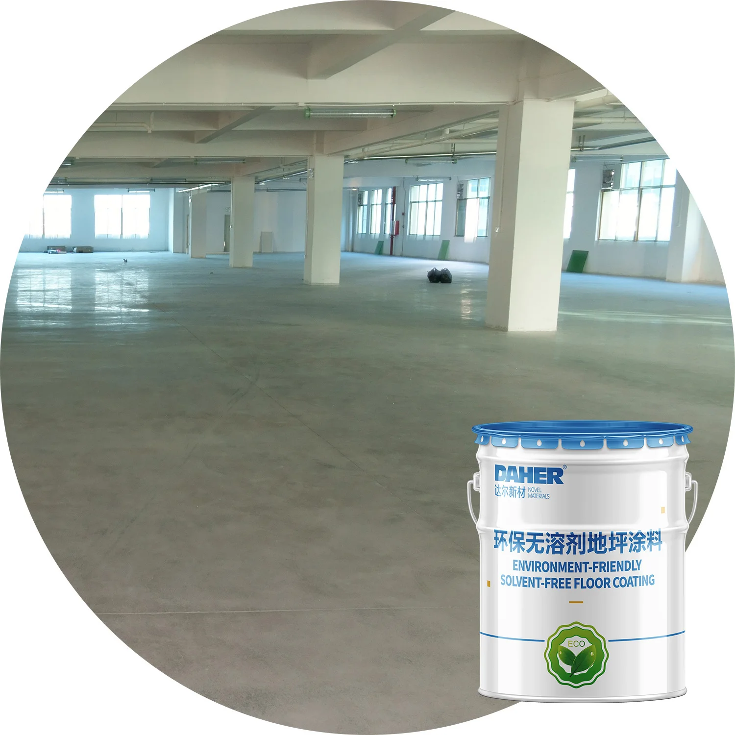 Anti Dust Sand Texture Paint Epoxy Floor Paint Anti-slip Floor Paint for Warehouse