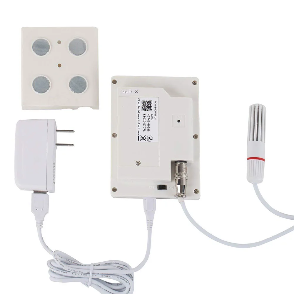 2.4GHz and 5GHz wireless Elitech RCW-800 WiFi temperature and humidity data logger