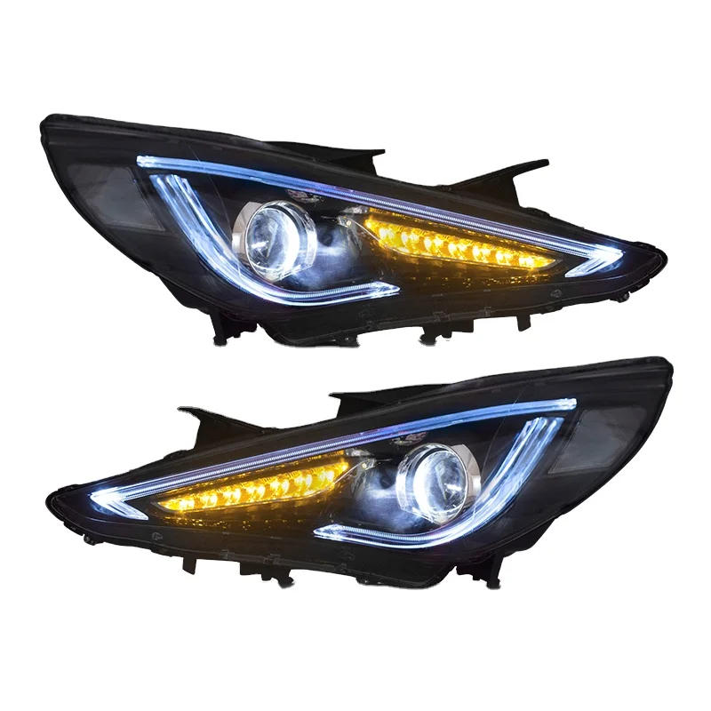 Vland Factory Wholesale LED Head Lamp Sequential Auto Lighting System Accessories Car Light Parts 2011-2014 For Hyundai Sonata