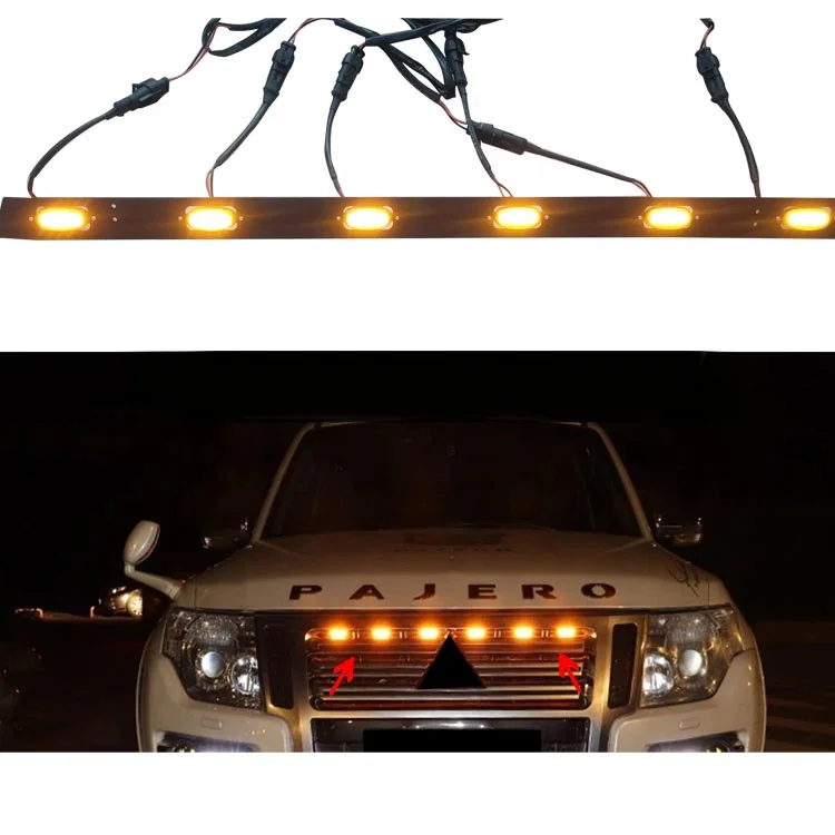 
Car Accessories Car Grille Led Light Auto Lighting Led Light Install in Grill for Pajero V93/V97 