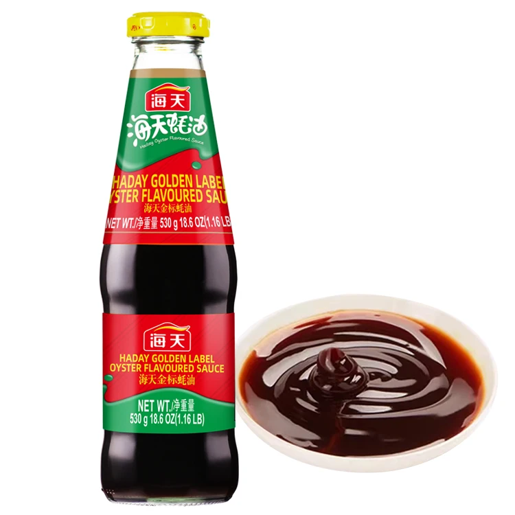 530g Golden label oyster sauce Chinese factory sale Haitian good price golden label oyster flavored sauce