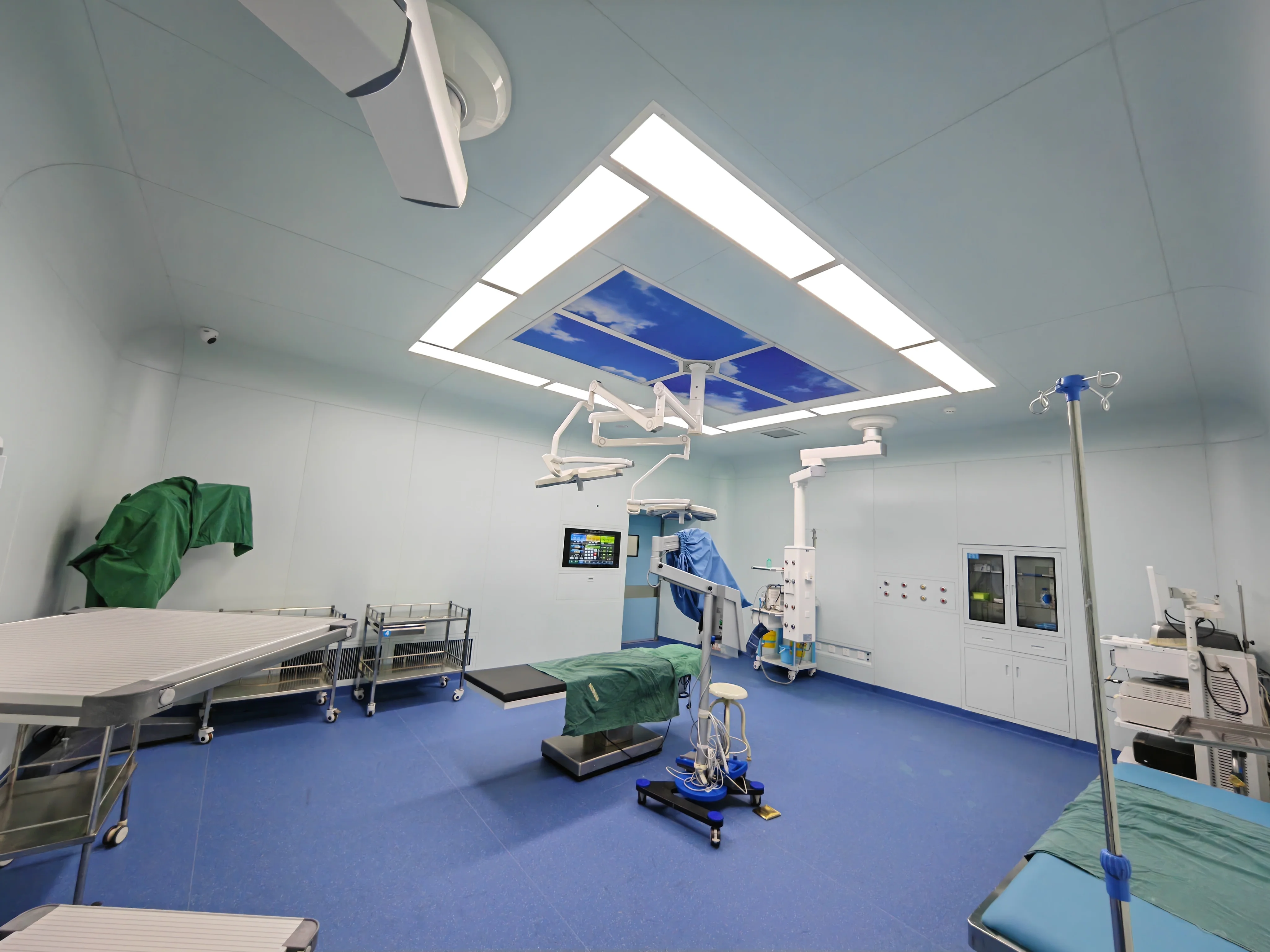 Gmp modular Dust Free Laminar Air Flow Clean Design Surgical Theater Glass Wall Quick-install hospital operating room