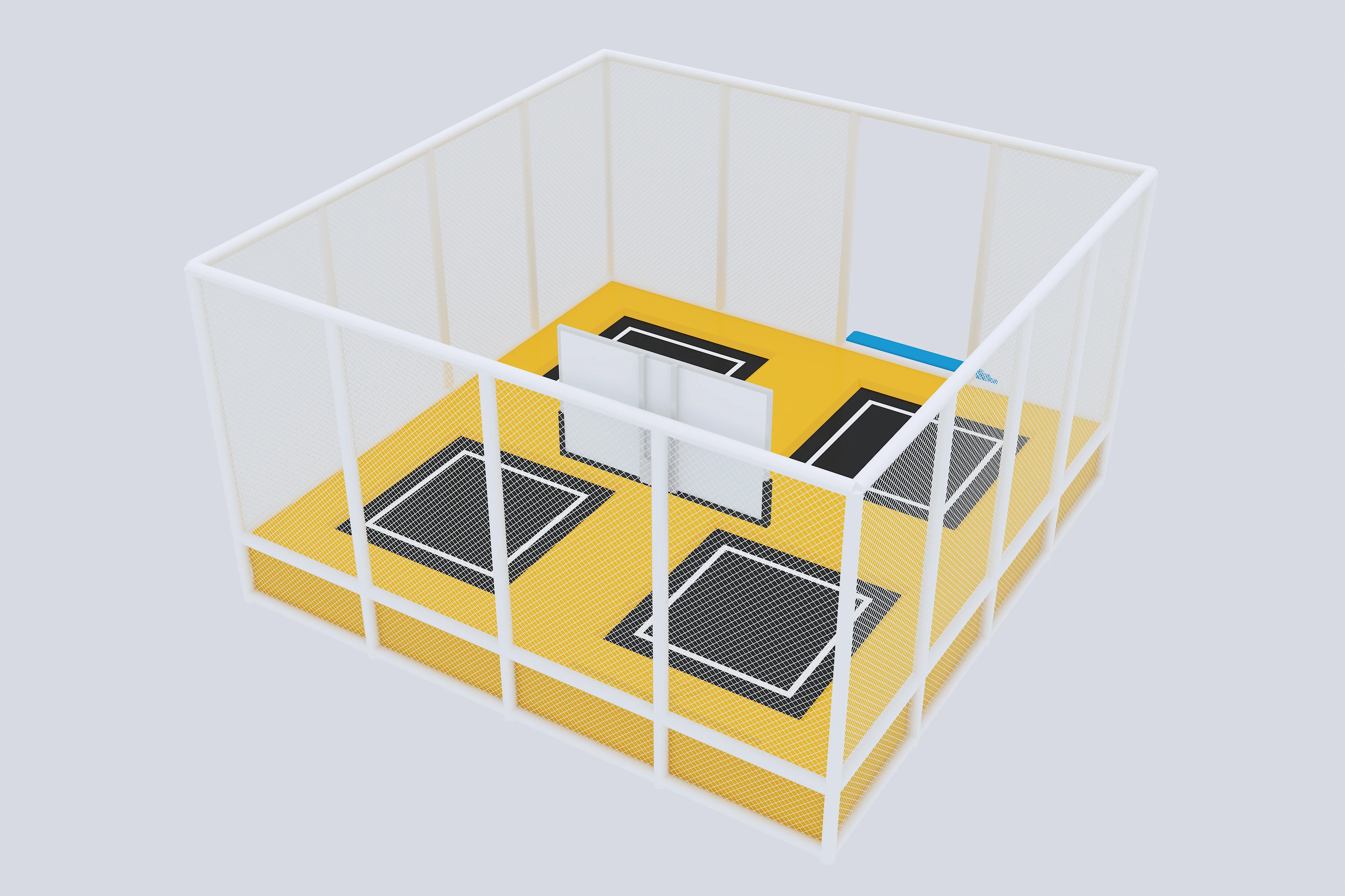 High Quality Trampoline outdoor household adult children bouncy bed with protective net jumping bed water trampoline