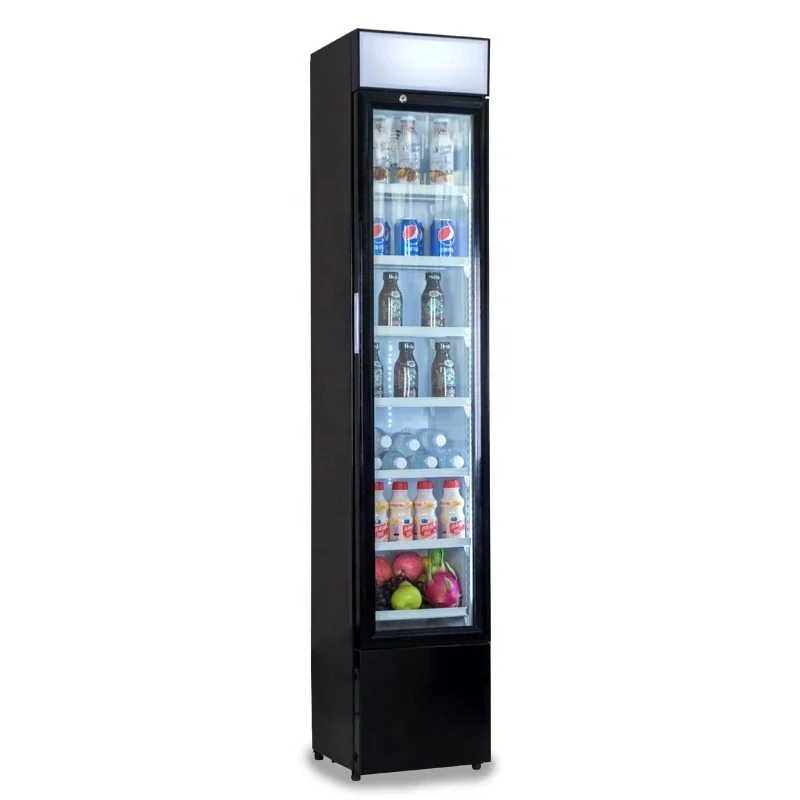 105L Commercial Upright Single Glass Door Beer Beverage Display Cooler SC-105B