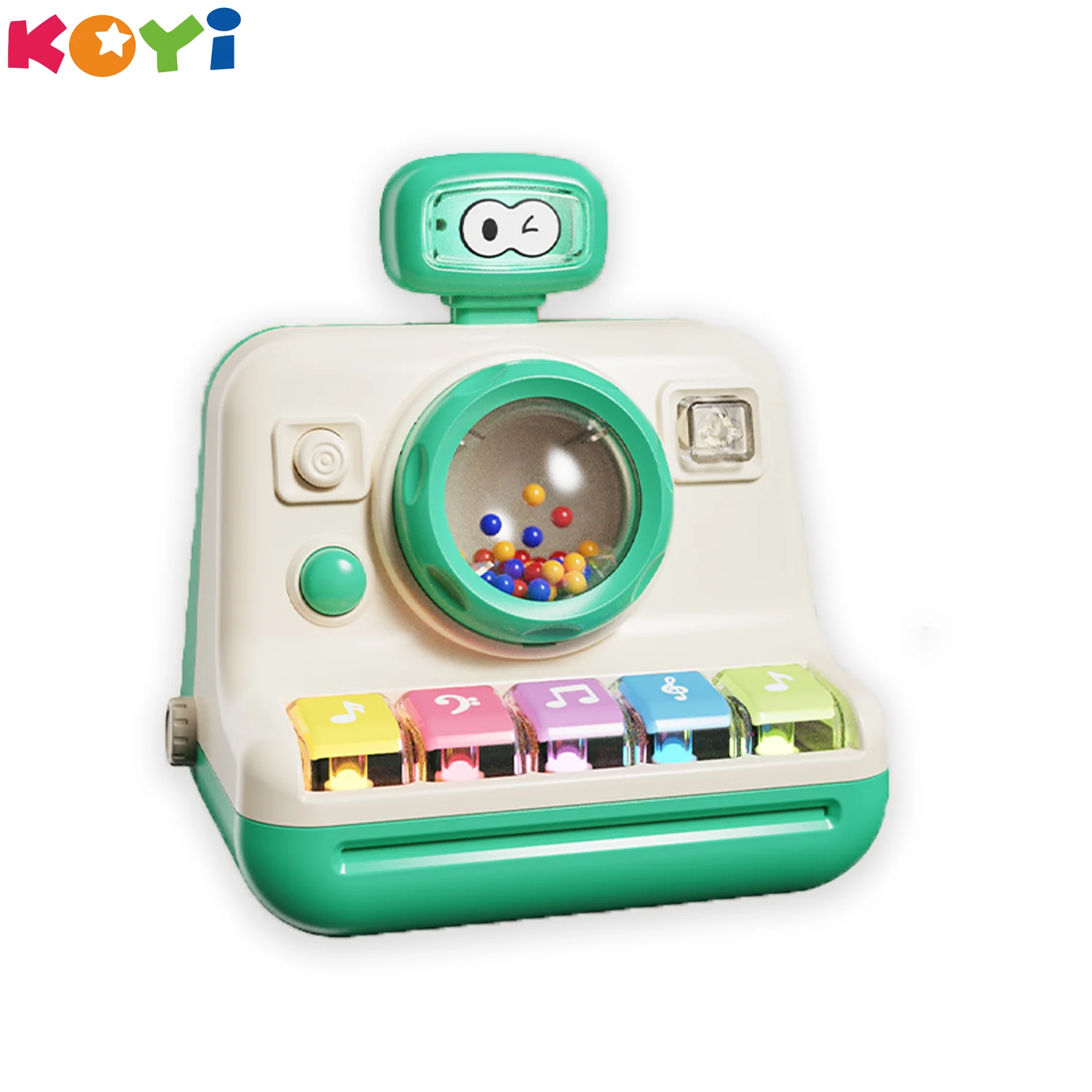 New arrival kids educational sensory game toy electric multifunction camera shape piano toy musical fidget sensory toy