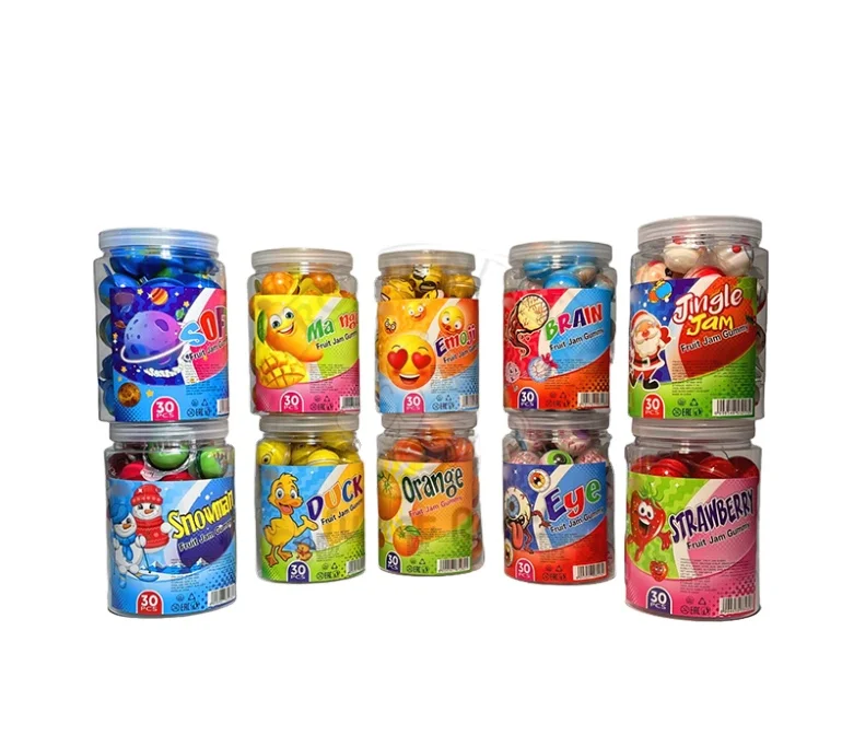 Fruit Gummy Candy With Jam