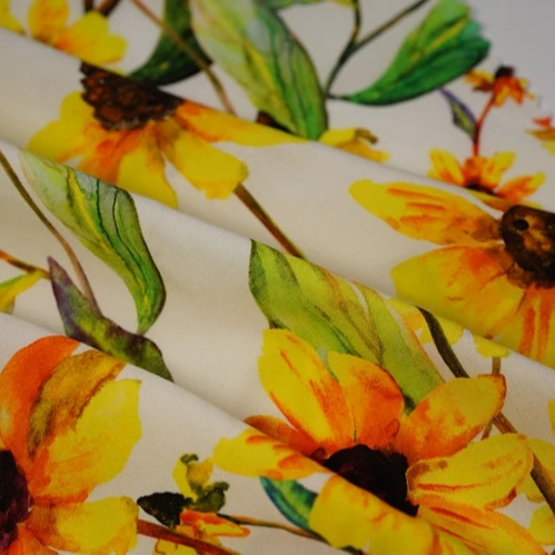 No Moq 100gsm 100% Polyester chiffon fabric digital print for