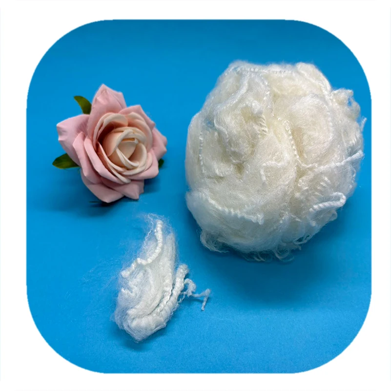 Hot sales 2D 51MM White PAN staple fiber modacrylic fiber for concrete
