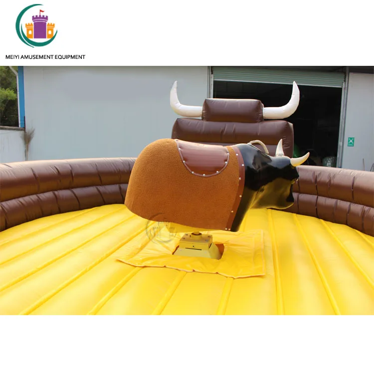  Надувные механические игры для верховой езды с машинкой Rodeo Bull надувные на заказ Crazy в