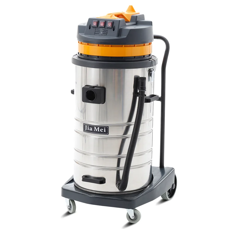 Wetdry Vacuum Cleaner With 3000W  80L Capacity For Hotestrial Ul Car Washer Restaurant Cyclone Vacuum Cleaner For Induse