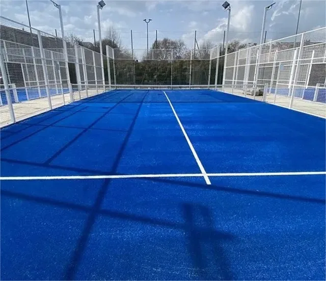 Enlio High Density Synthetic Turf Artificial Grass Hockey/Golf/Tennis/Padel Court Sports Flooring pista de padel cancha de padel