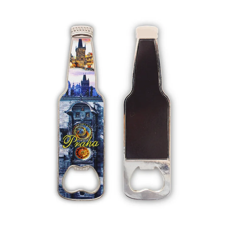Wholesale Price Bottle Opener Beer Magnet Fridge Abridores Imanes Bottle Shape Lobster Magnet Opener