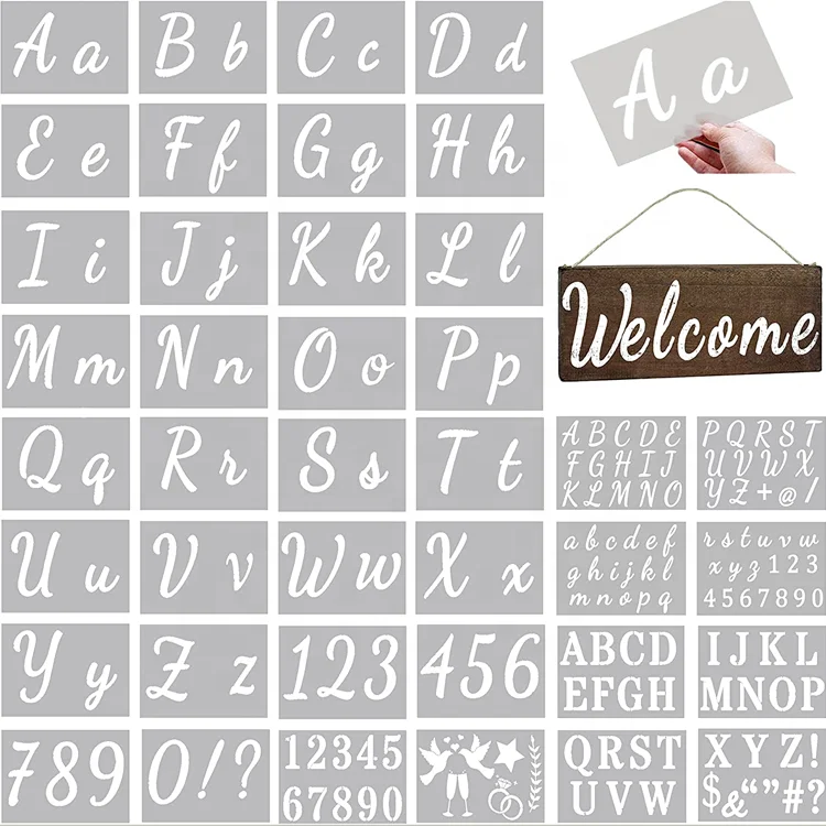 Арабская каллиграфия Алфавит трафареты для рисования Рисование шаблон многоразовые пропись букв и цифр