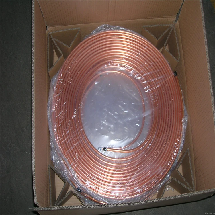 Insulated Copper Tube Air Conditioner 1/4 1/2 5/8 inch pancake coil support copper tube Soft Copper Tubing Refrigeration
