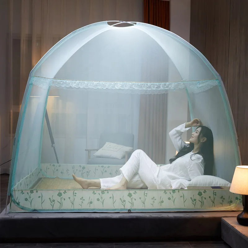 Mosquito Net Pop Up Ten Folding Netting Bed Tent Portable Mosquito Netting with Bottom