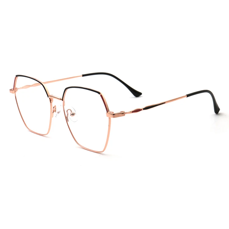 2020 Factory price amazon colorful stainless steel optical frames anti blue lenses fashion Computer Glasses reading myopia  7935
