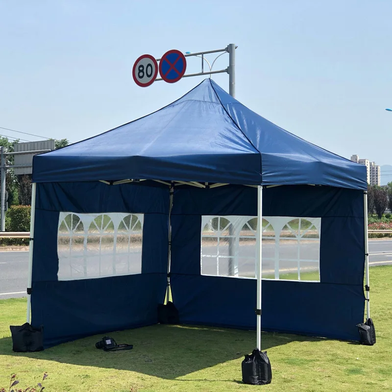 Custom Printed trade show Tent Square Leg 33mm Eco Metal Wood Frame Sail Powder Material Origin Type Poly Aluminum