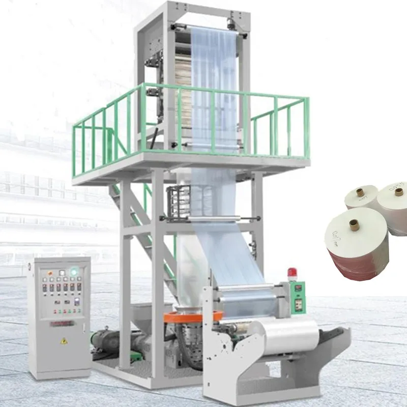 
Factory sale corn starch film blowing laminating machine LLD high speed biodegradable plastic blown film extruder machine 