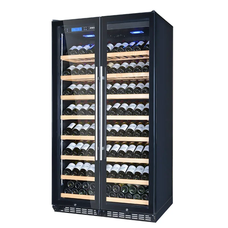 Customized Design Factory High Quality Furniture Commercial Bottle Mini Wine Cooler Refrigerator for Hotel With LED Light