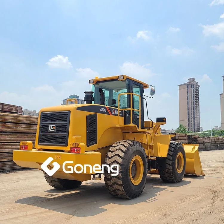 front end wheel loaders 5 ton occasion roues chargeur used liugong wheel loader 856 clg856h with low price