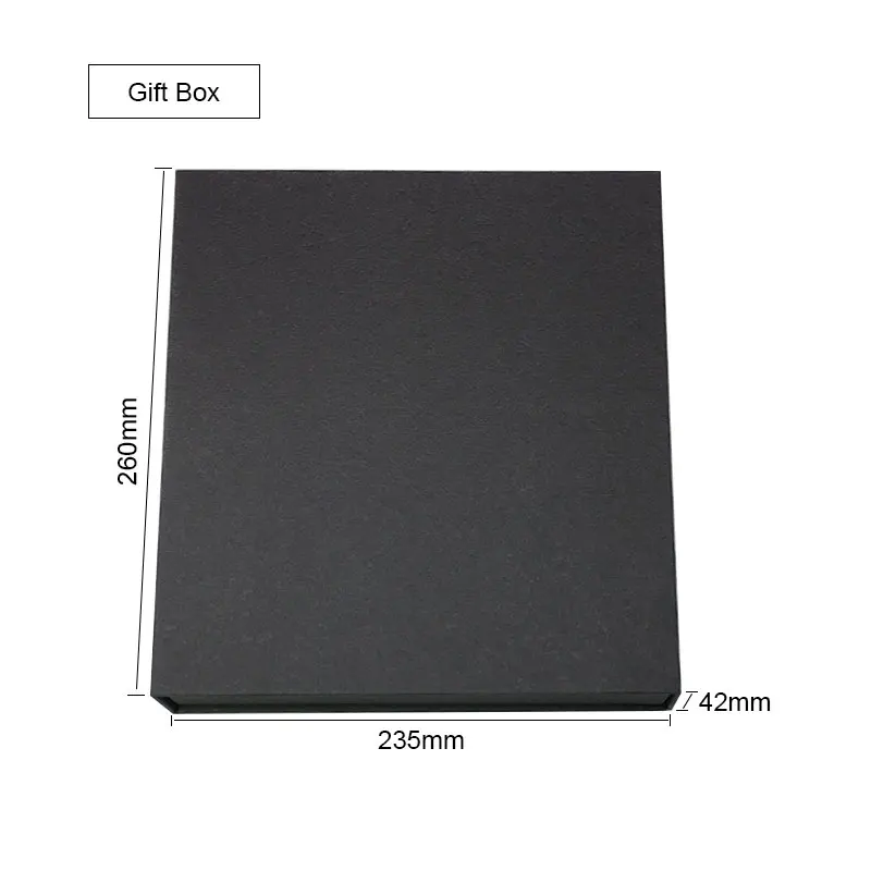 Custom Hiding Ring Magnet Loose Leaf Binder Business Notebook Gift Set with Pen